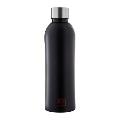 BUGATTI  B Bottles Twin – Mattschwarz – 800 ml – Doppelwandige Thermoflasche aus 18/10 Edelstahl